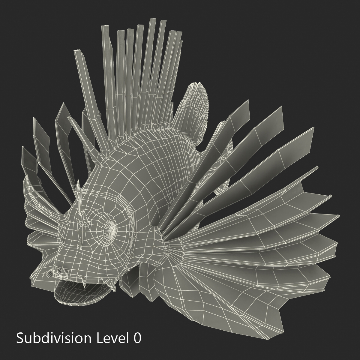 Lion Fish 3D model