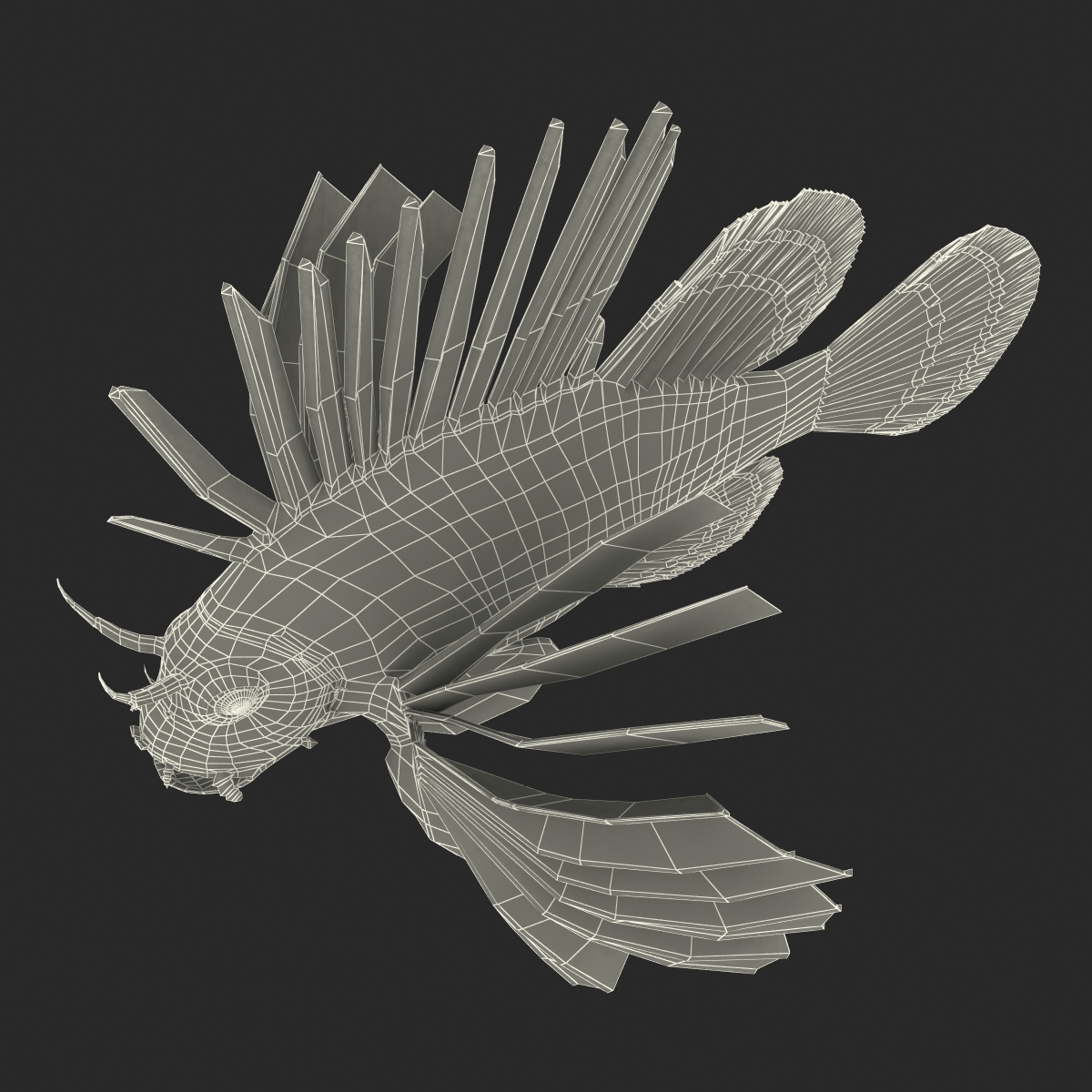 Lion Fish 3D model