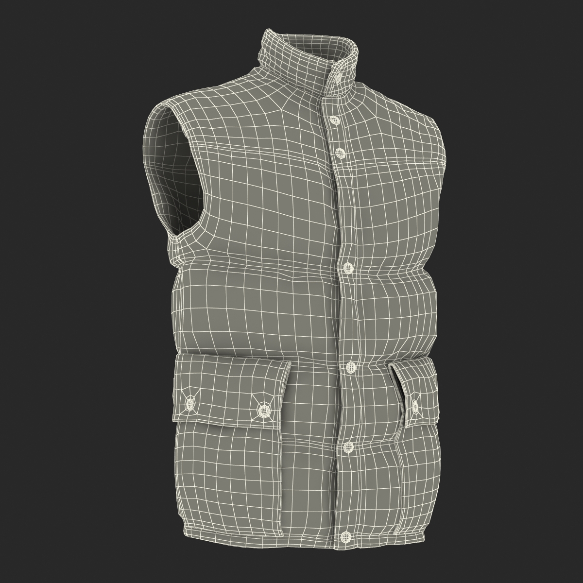 Camping Vest 2 3D model