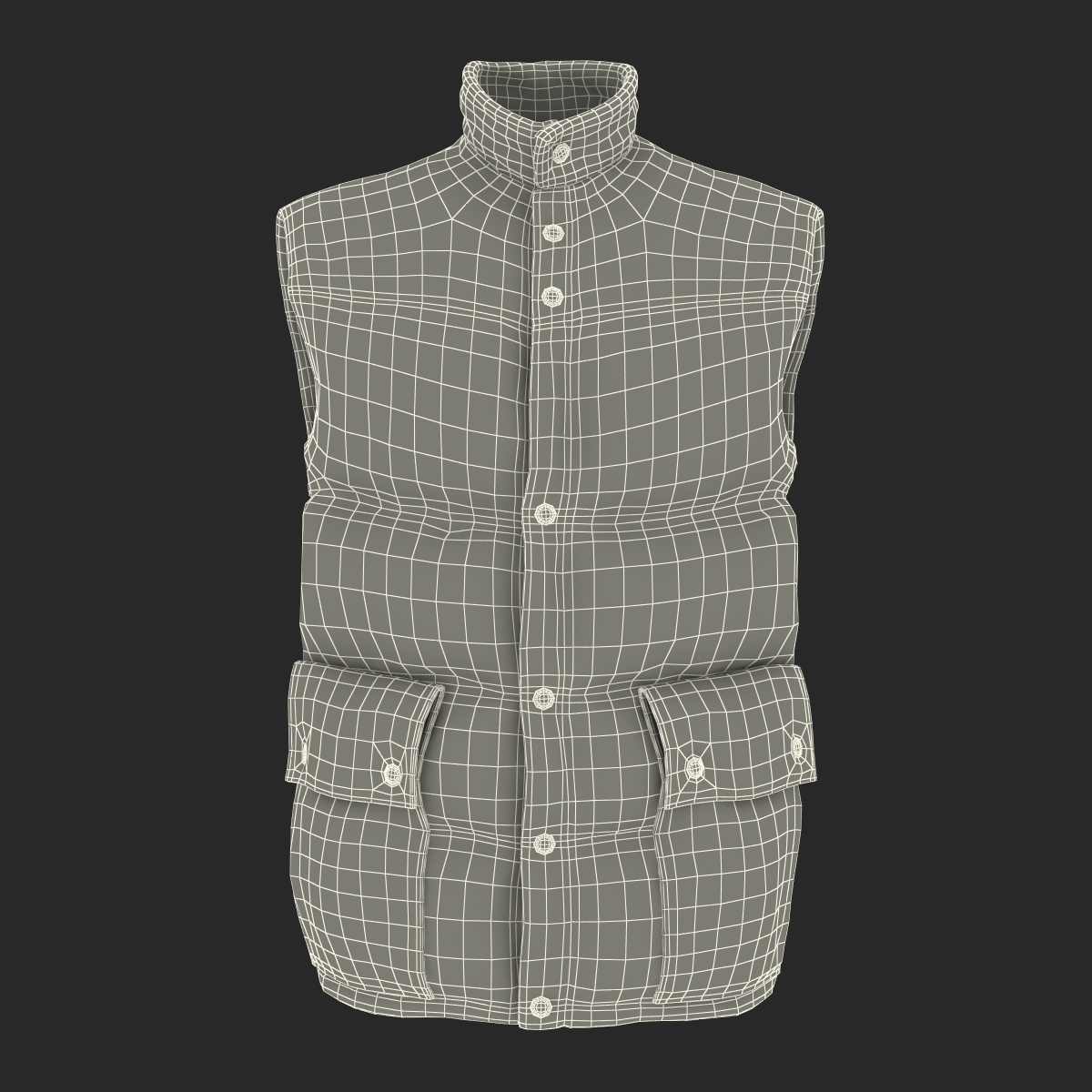 Camping Vest 2 3D model