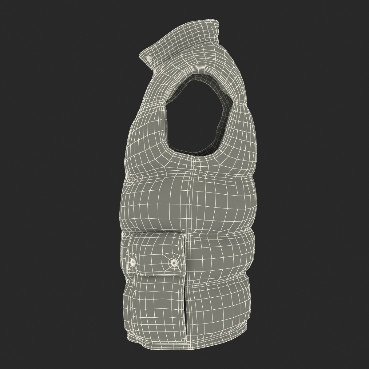 Camping Vest 2 3D model