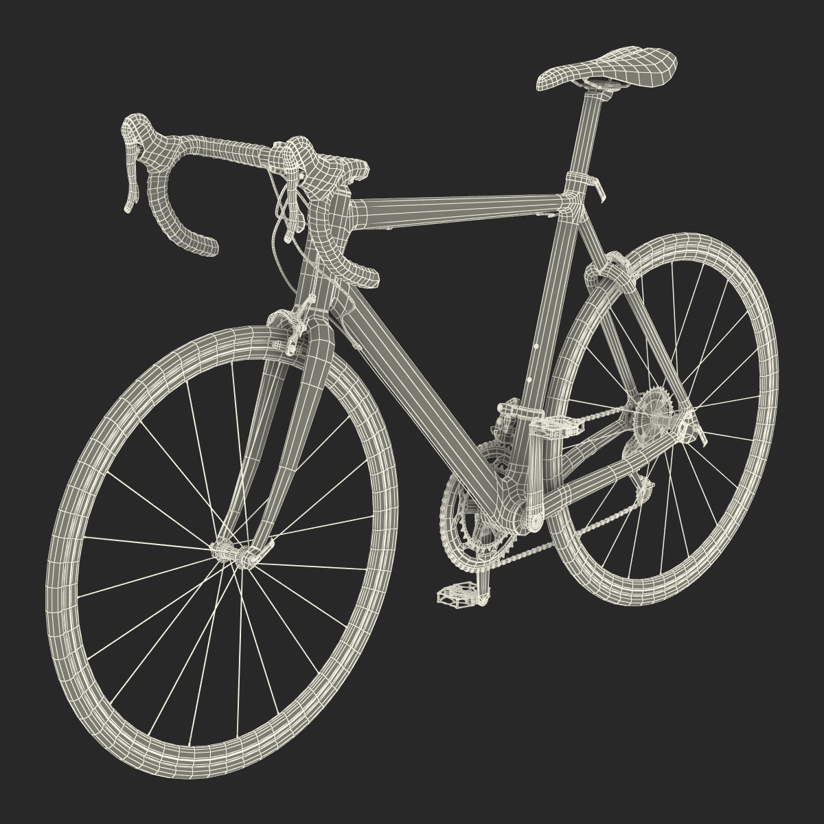 Road Bike Cube 3D model