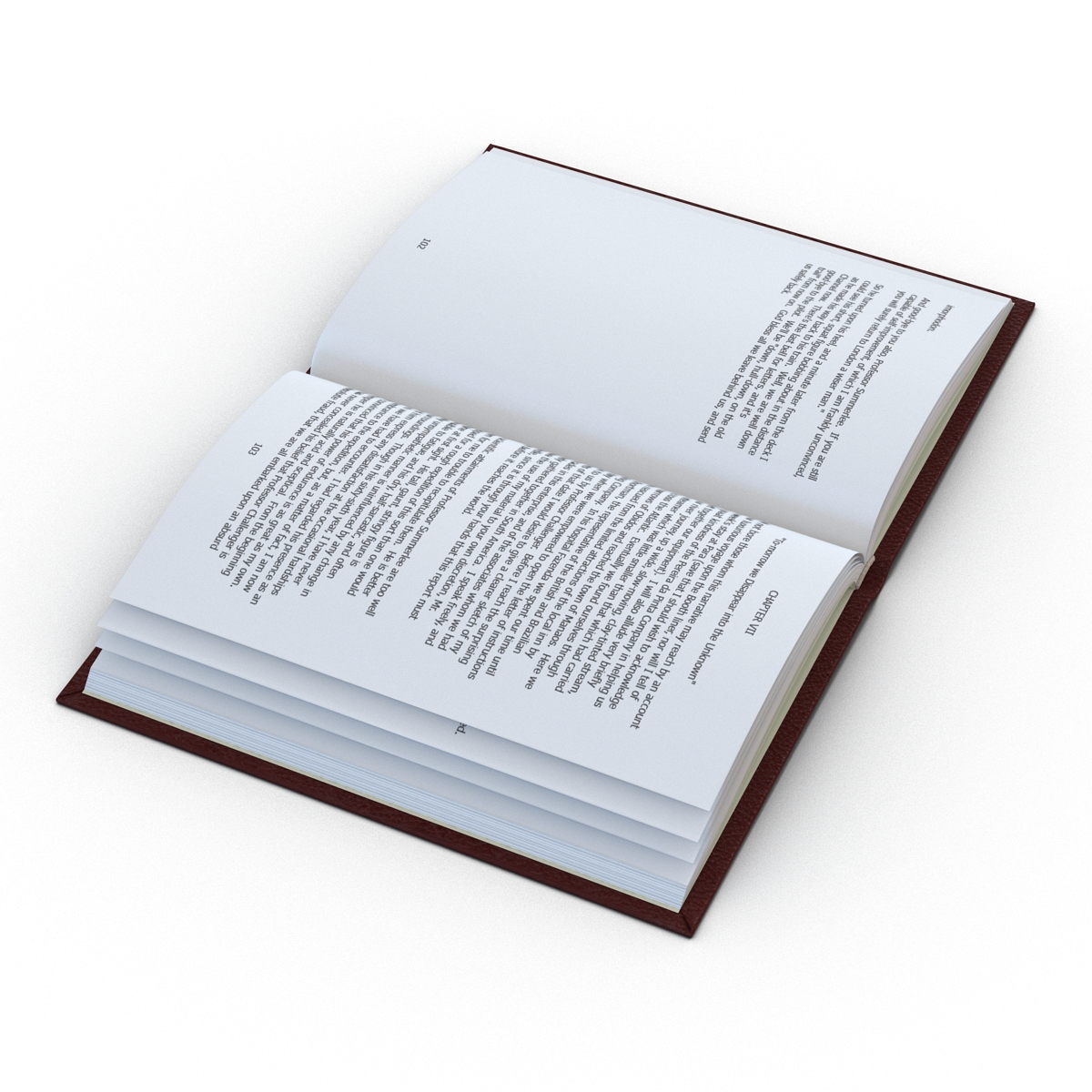 Open Book 3D model