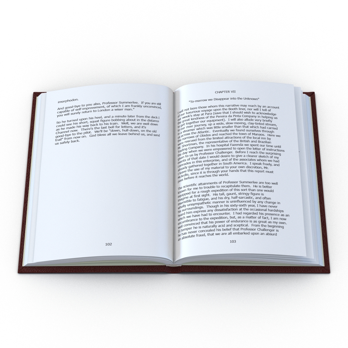 Open Books Set 3D model