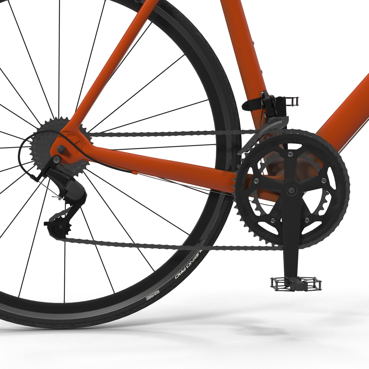 Road Bike Generic Rigged 3D model