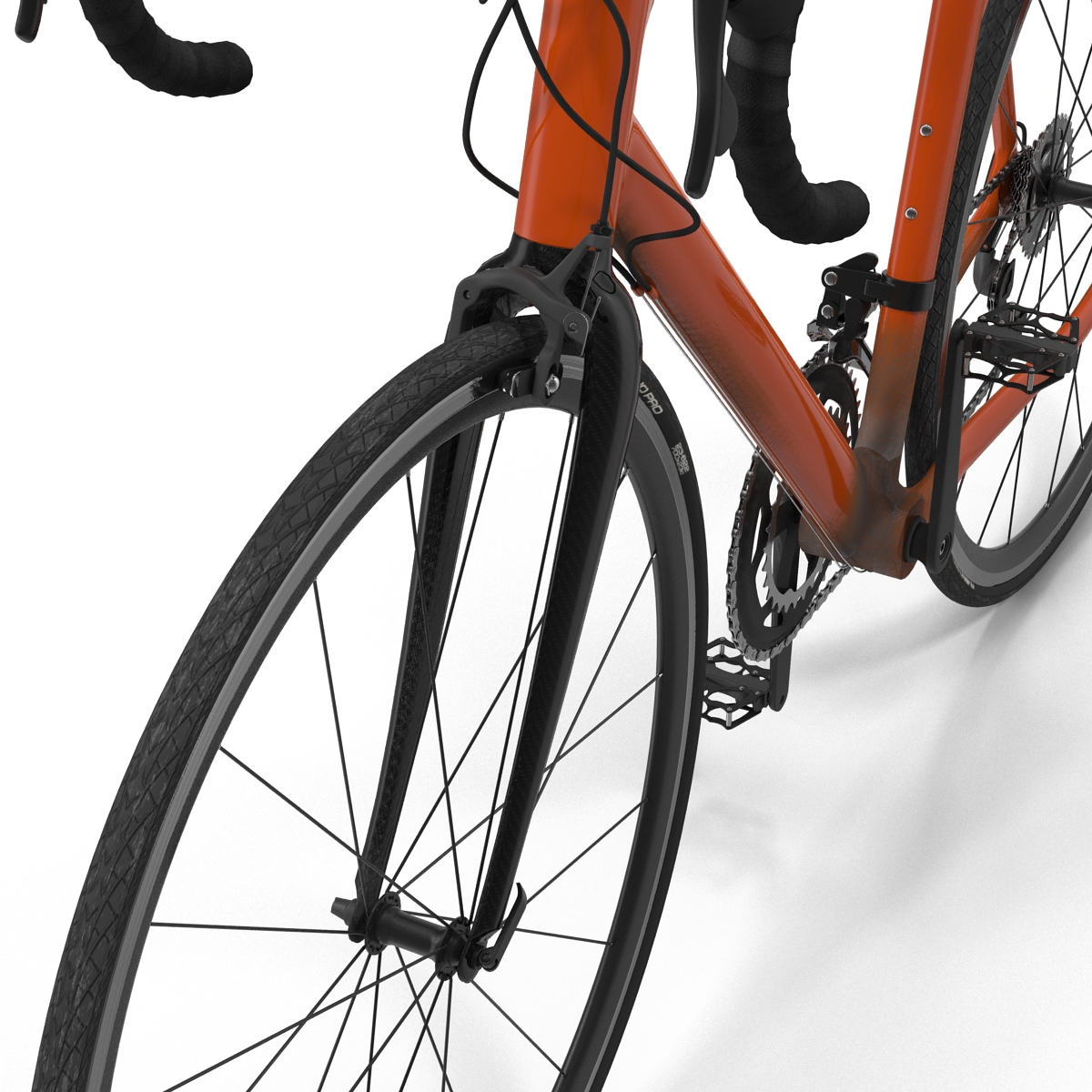 Road Bike Generic Rigged 3D model