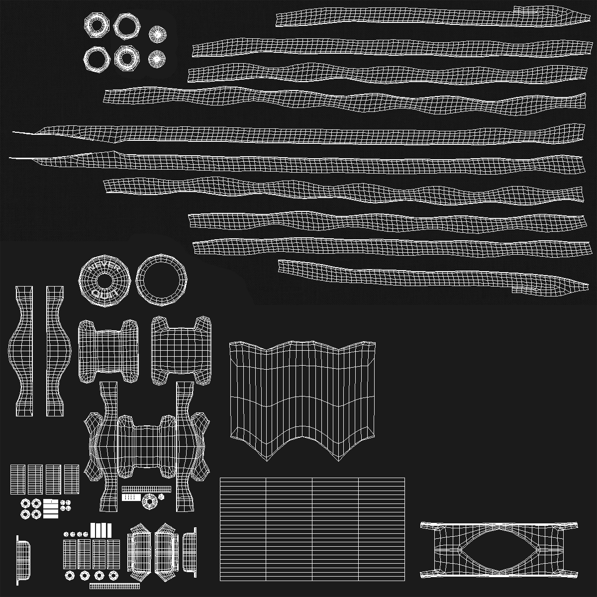 Road Bike Generic Rigged 3D model