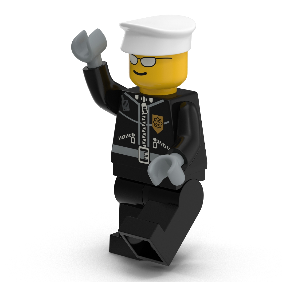 3D Lego Man Policeman model