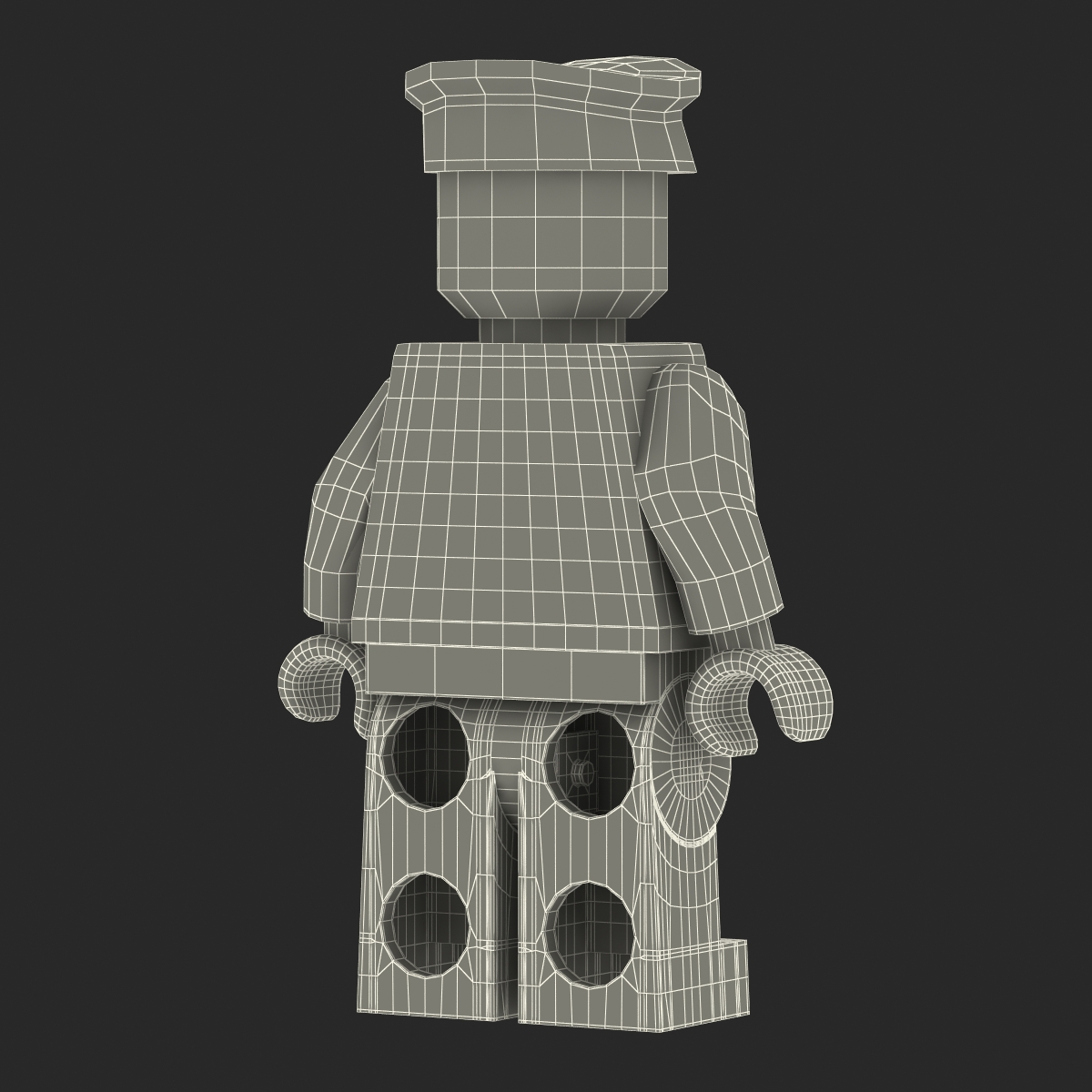 3D Lego Man Policeman model