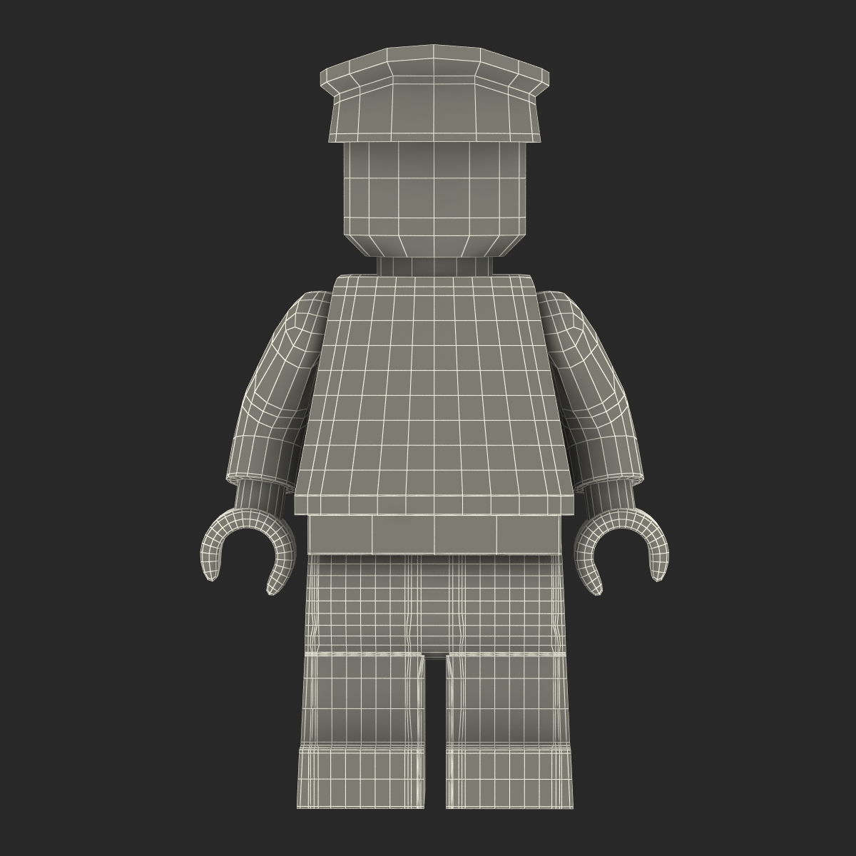 3D Lego Man Policeman model