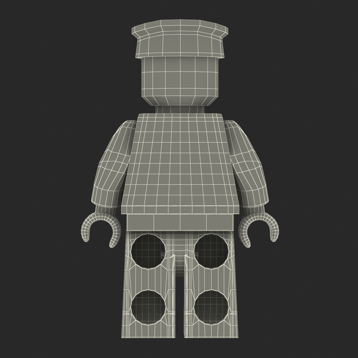 3D Lego Man Policeman model