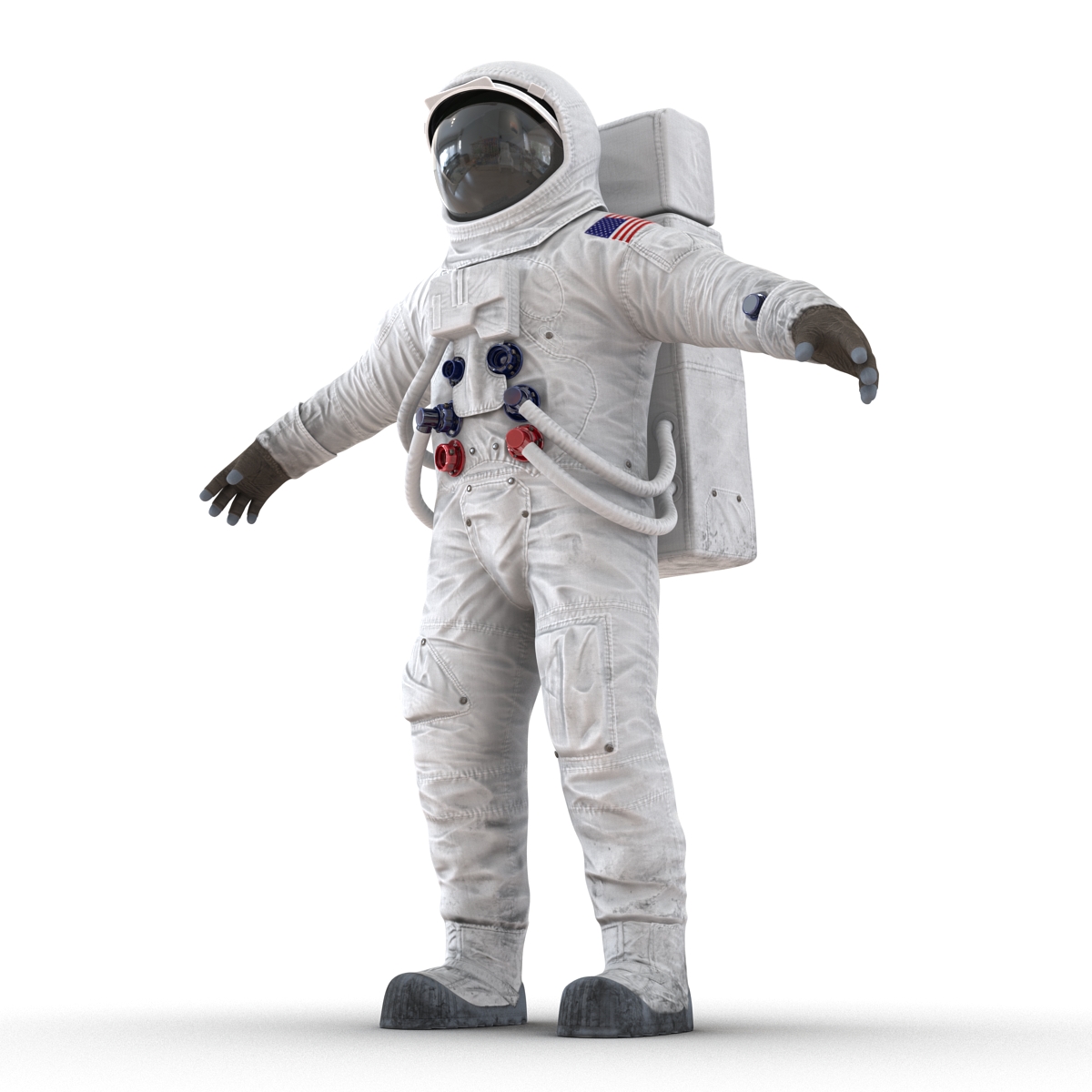 3D A7L Apollo and Skylab Spacesuit