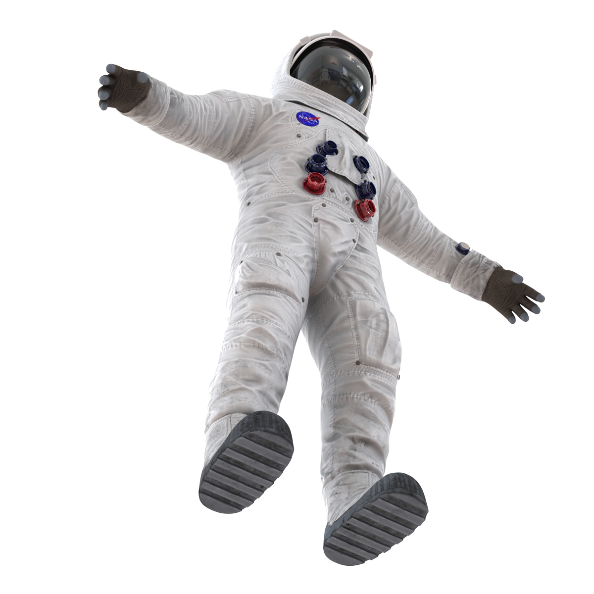 3D A7L Apollo and Skylab Spacesuit 2 model