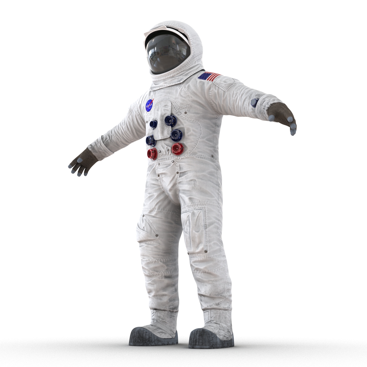 3D A7L Apollo and Skylab Spacesuit 2 model