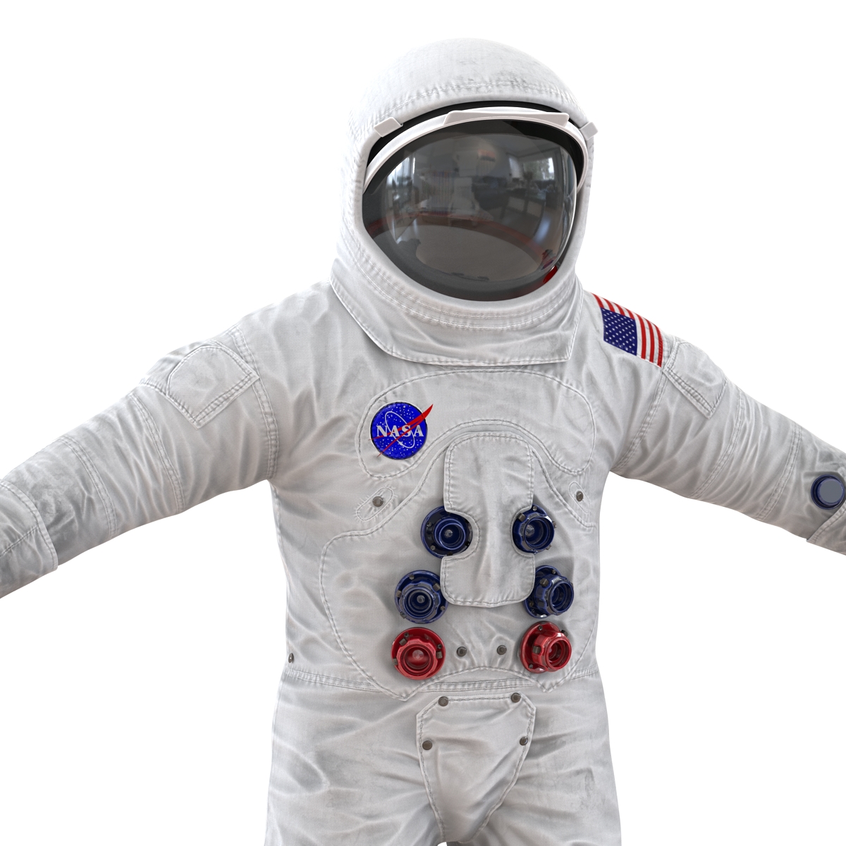 3D A7L Apollo and Skylab Spacesuit 2 model