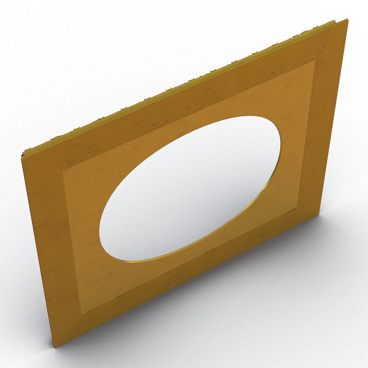 3D Baroque Picture Frame 7 model