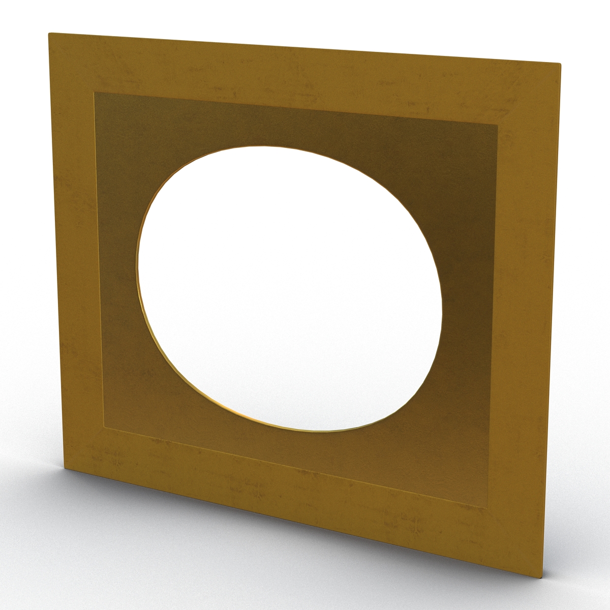 3D Baroque Picture Frame 7 model