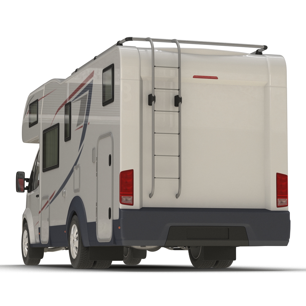 Motorhome Generic Rigged 3D model