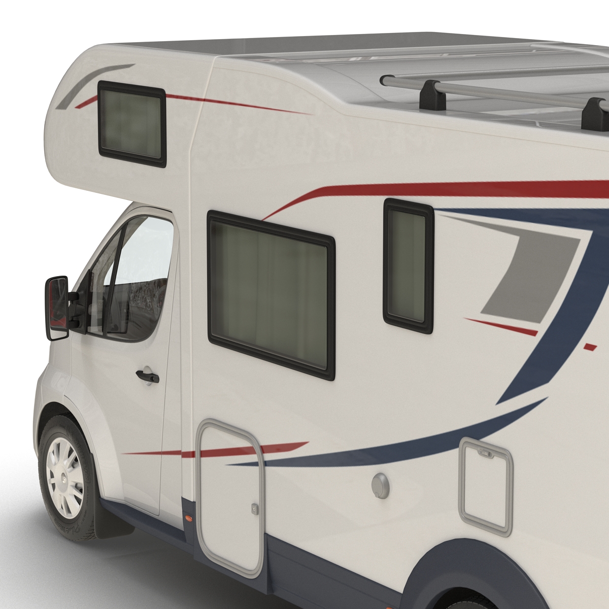 Motorhome Generic Rigged 3D model