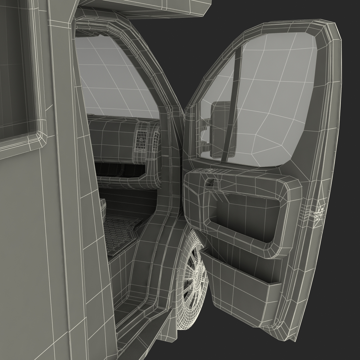 Motorhome Generic Rigged 3D model