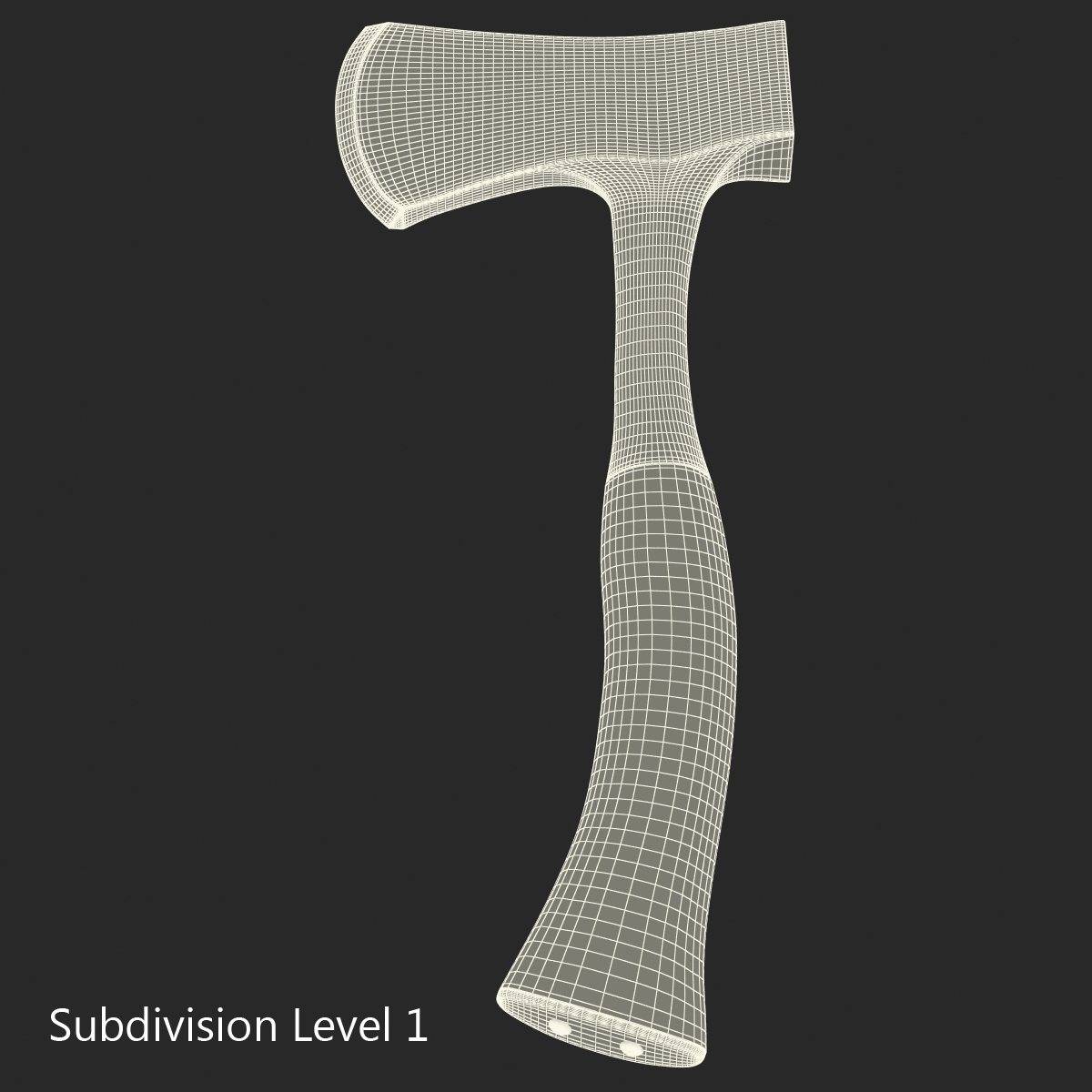 3D model Camping Hatchet