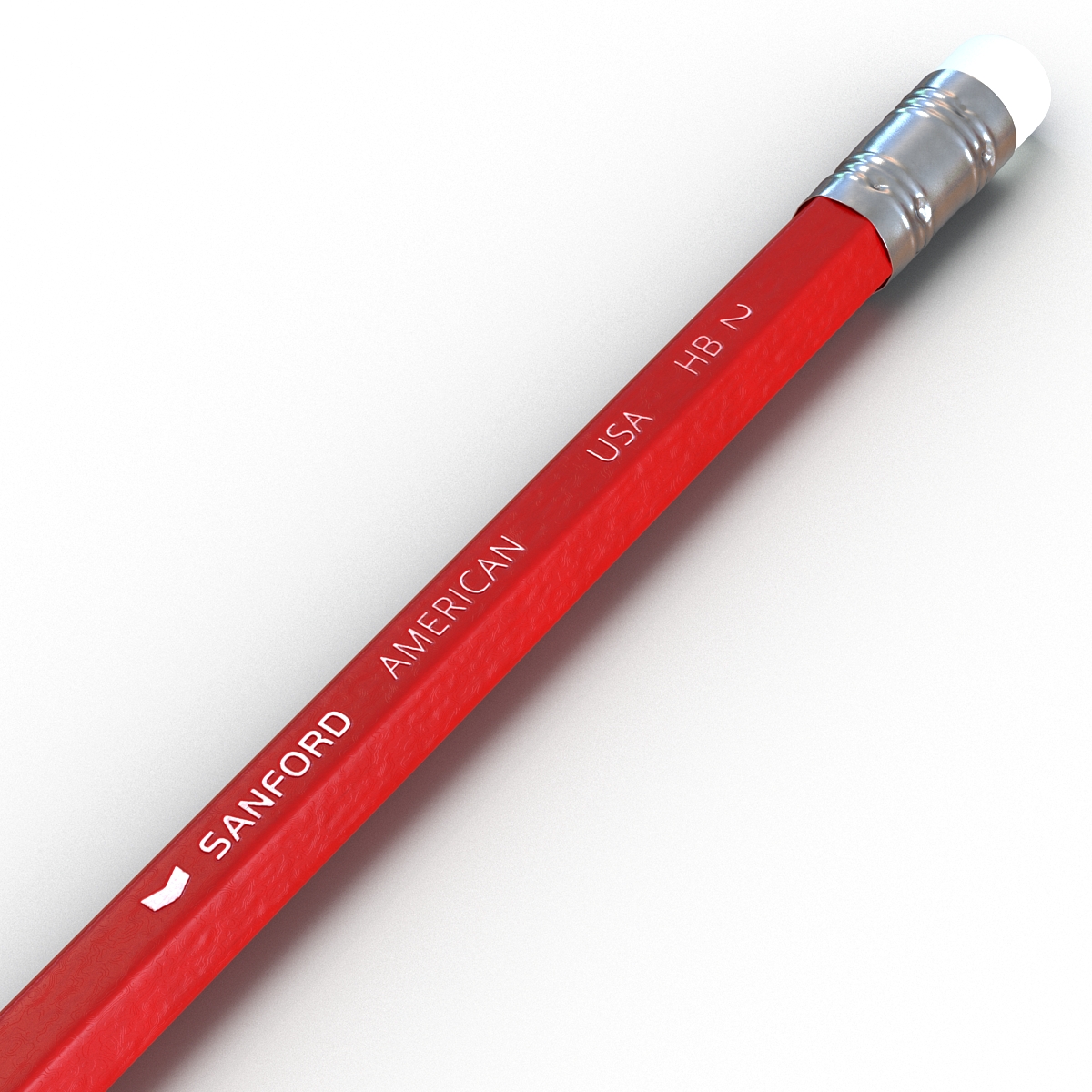 3D Unsharpened Pencil model