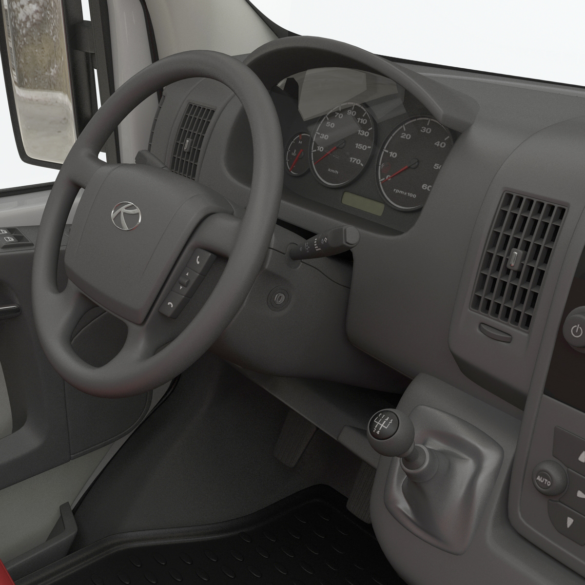 3D model Tag Axle Motorhome 2