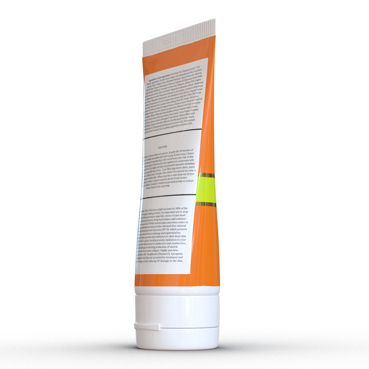 Sunscreen Tube 3D model