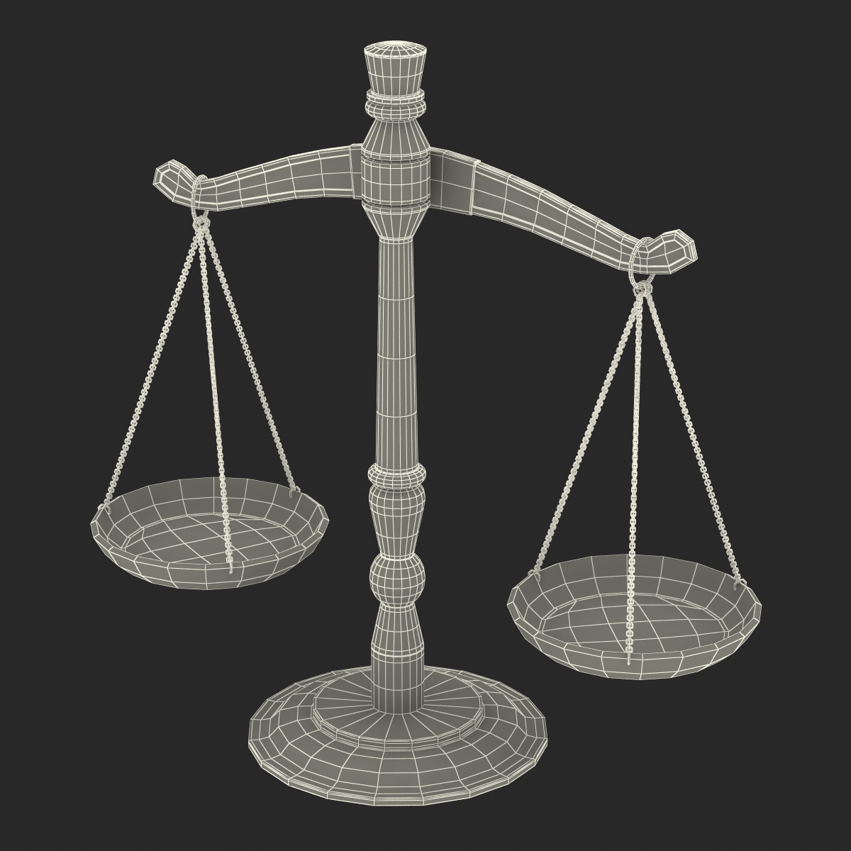 3D model Law Scales