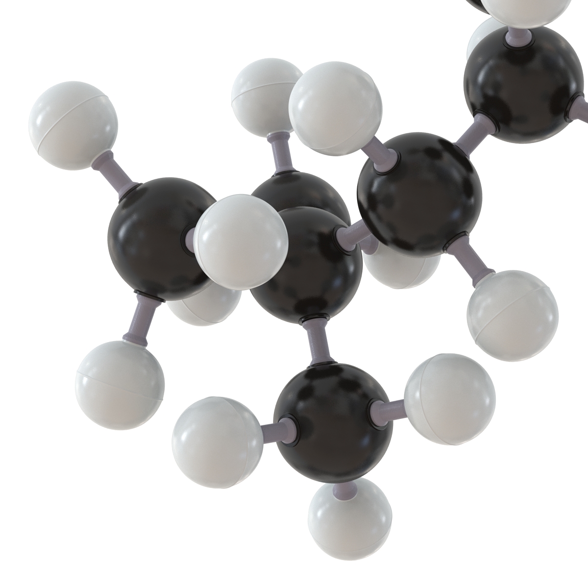 3D model Octane Molecule