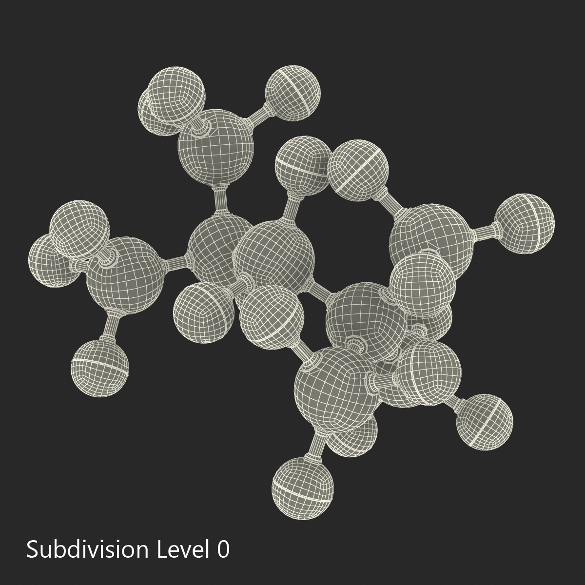 3D model Octane Molecule