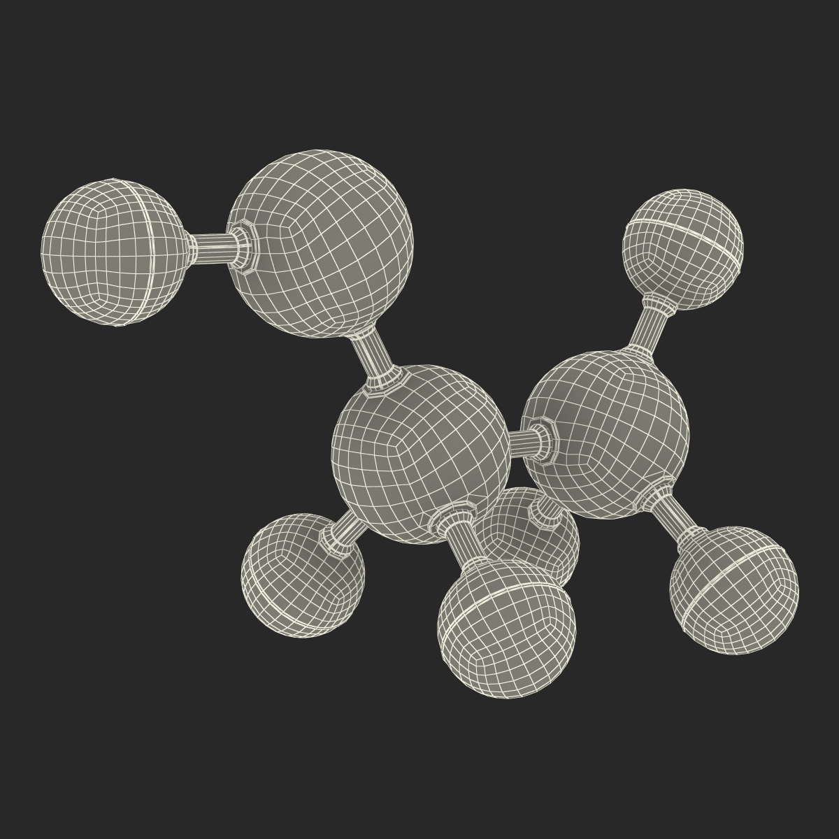 3D Ethanol Molecule