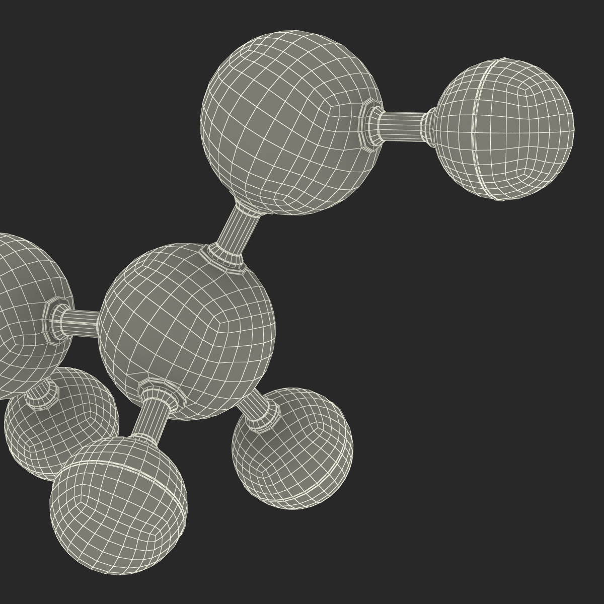 3D Ethanol Molecule