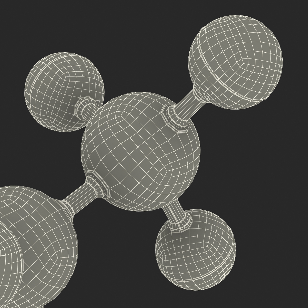 3D model Ethane Molecule