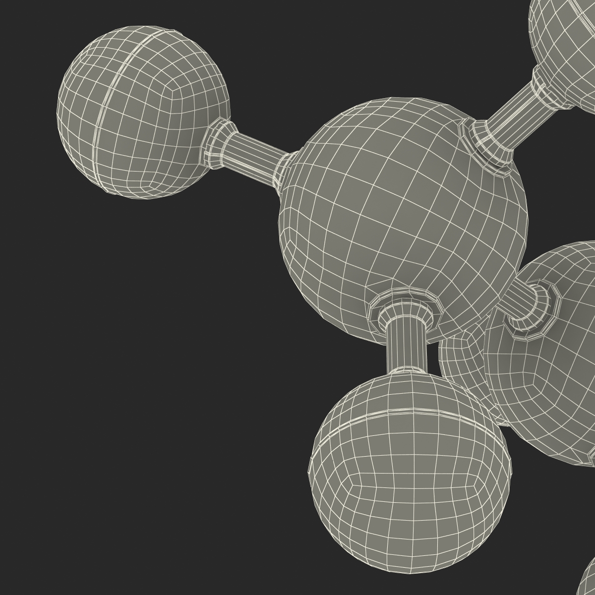 3D model Ethane Molecule