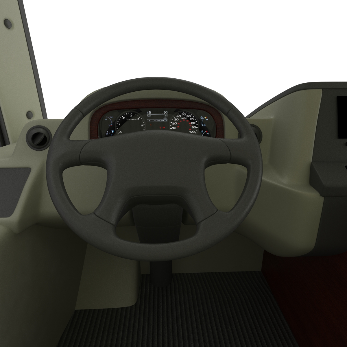 Recreation Vehicle Generic Simple Interior 3D