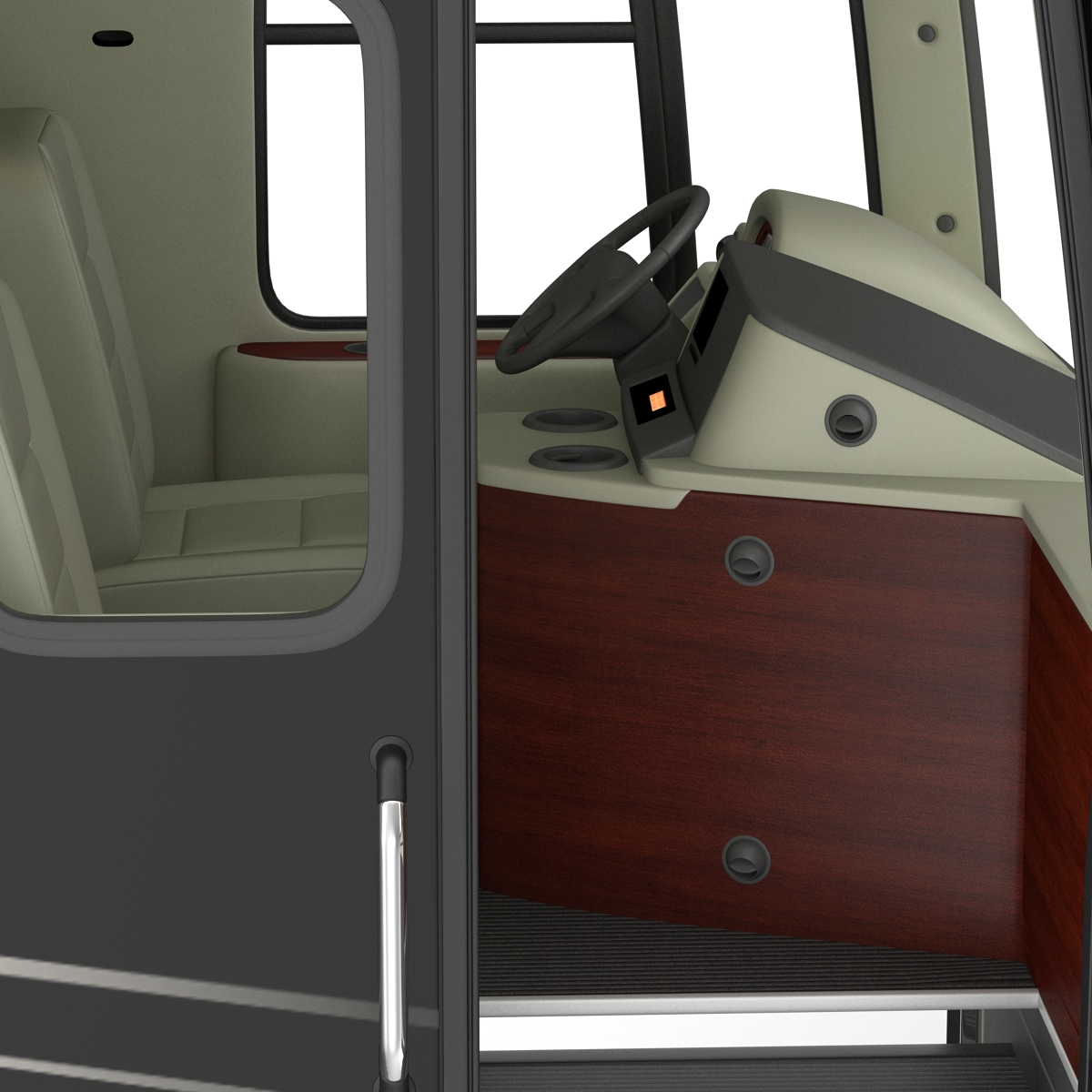 3D American Recreation Vehicle RV Simple Interior