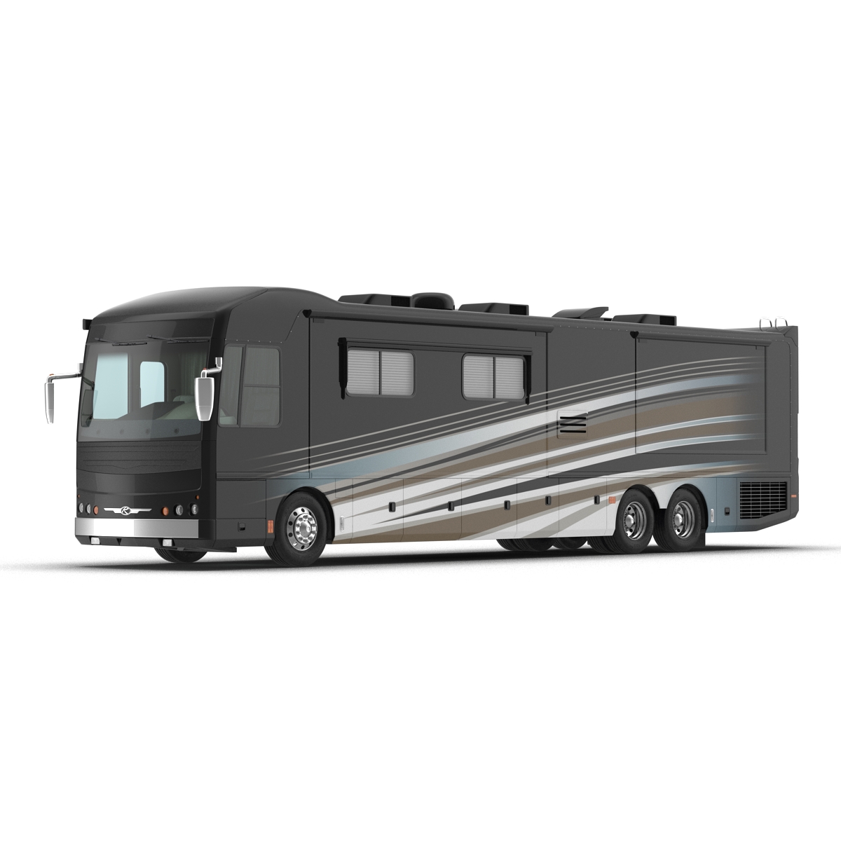 American Recreation Vehicle RV Rigged 3D