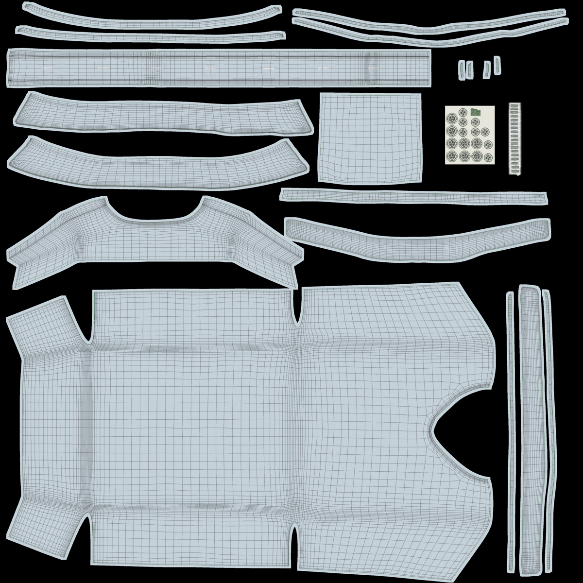 Folded Shirt 2 3D model