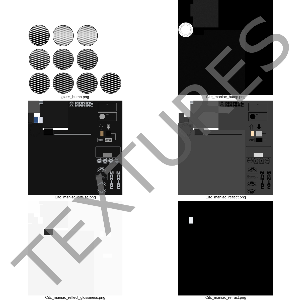 3D LED Fog Machine CITC The Maniac 2 model