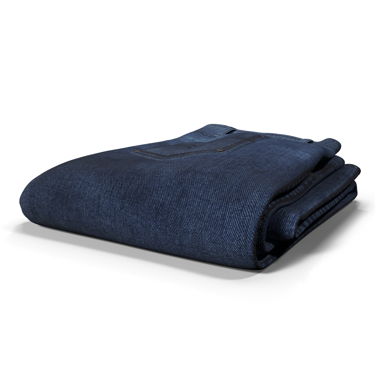 Jeans Folded 2 3D model