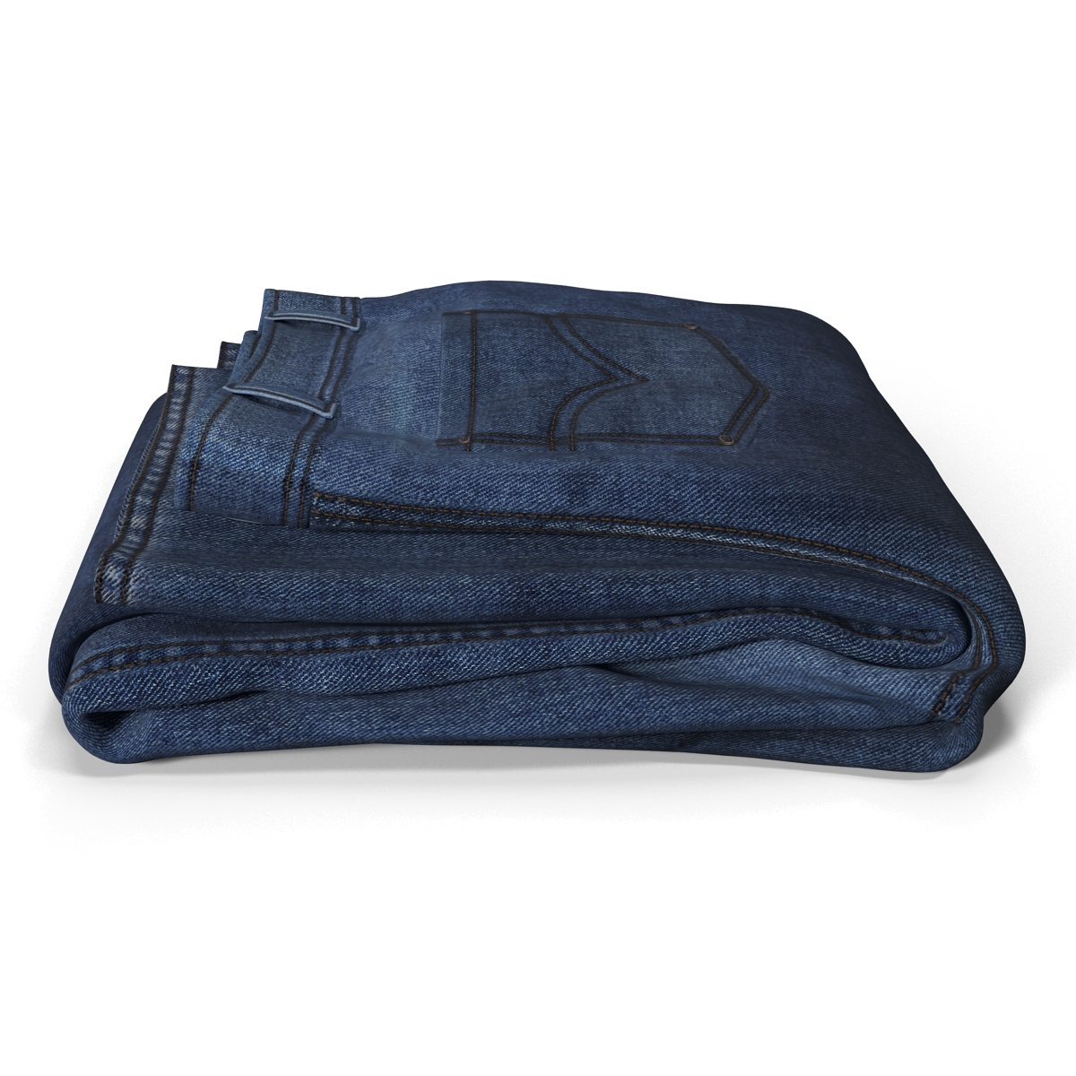 Jeans Folded 2 3D model