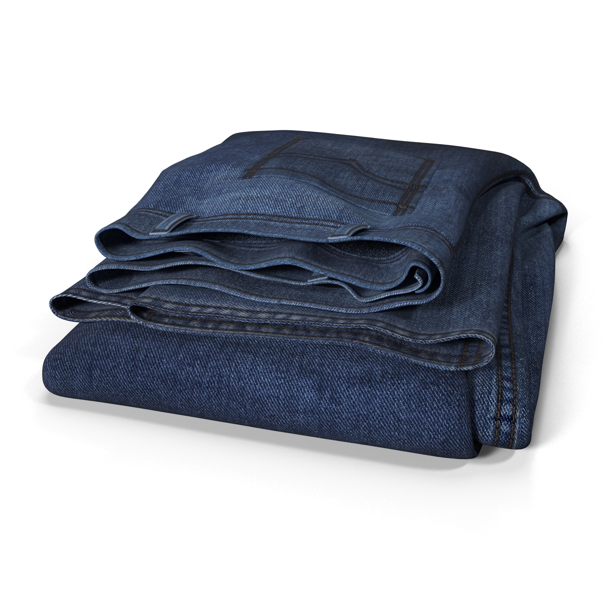 Jeans Folded 2 3D model