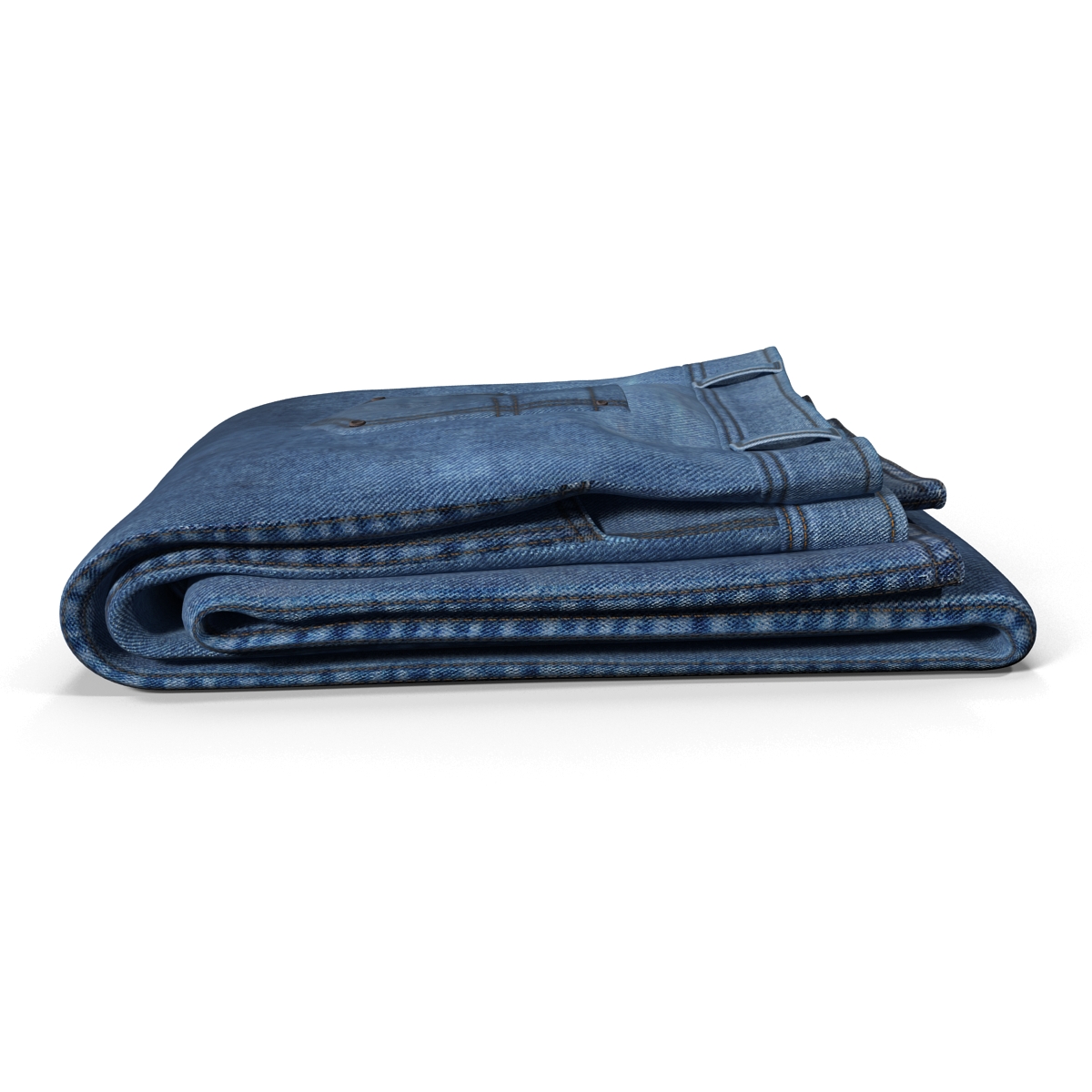 Jeans Folded 3 3D model