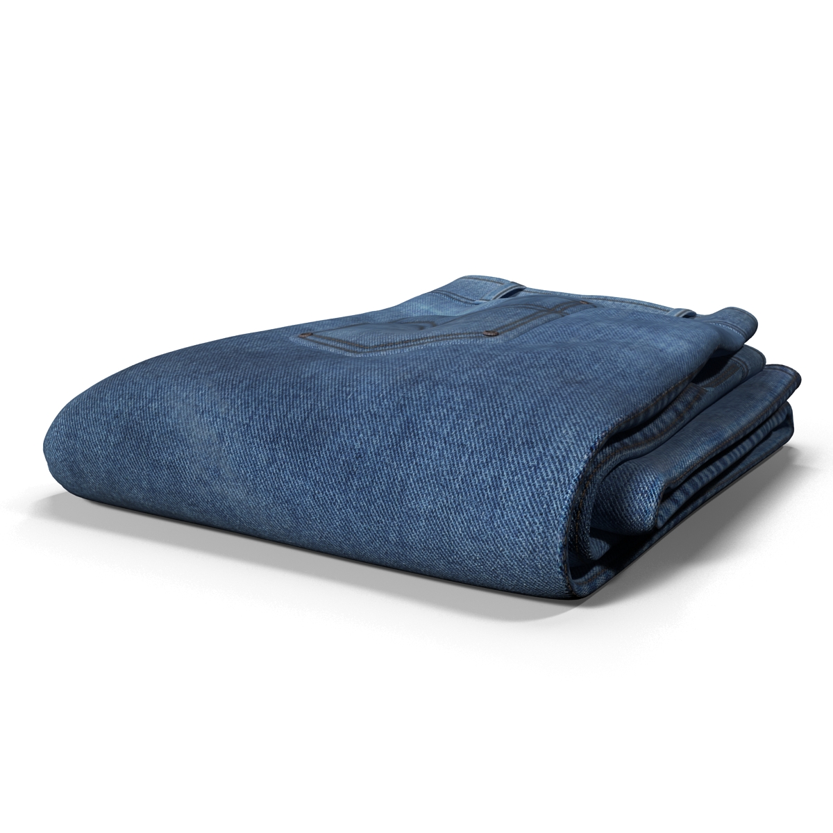 Jeans Folded 3 3D model