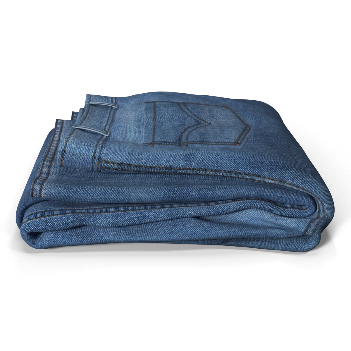 Jeans Folded 3 3D model