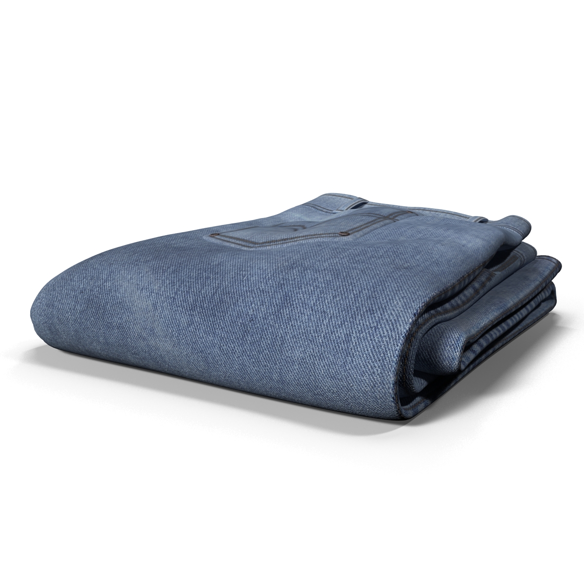 Jeans Folded 4 3D model