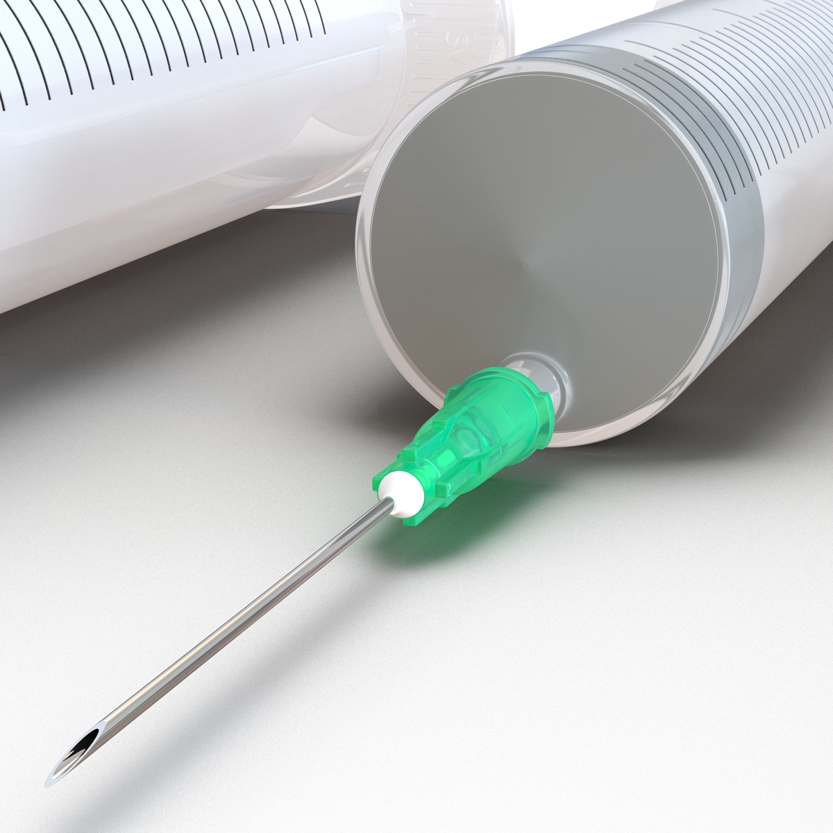 Disposable Syringe Set 3D