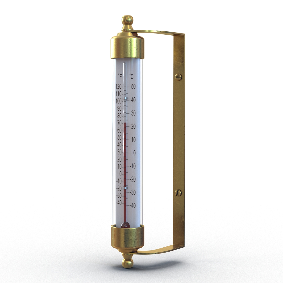 Outdoor Thermometer 3D model