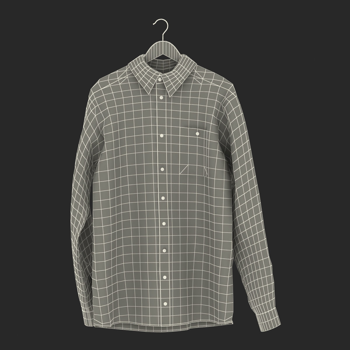 3D model Shirt On Hanger